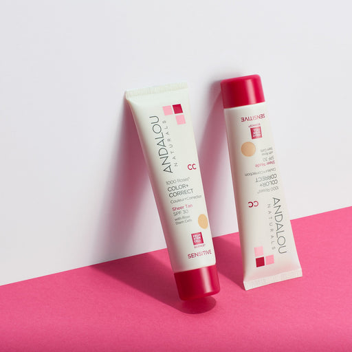 Sensitive 1000 Roses CC Color + Correct Sheer Tan SPF 30
