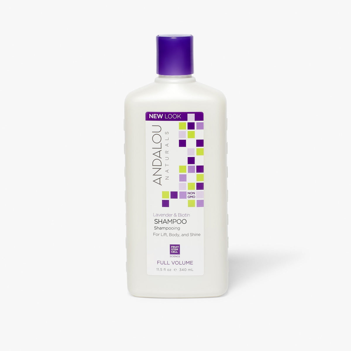 bottle of Lavender & Biotin Full Volume Shampoo